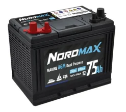 Nordmax Marin / Fritid AGM Start / Förbrukningsbatteri 12V 80Ah 700A