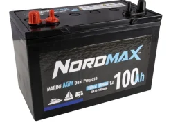 Nordmax Marin / Fritids AGM Start/ Förbrukningsbatteri 12V 100Ah 950A