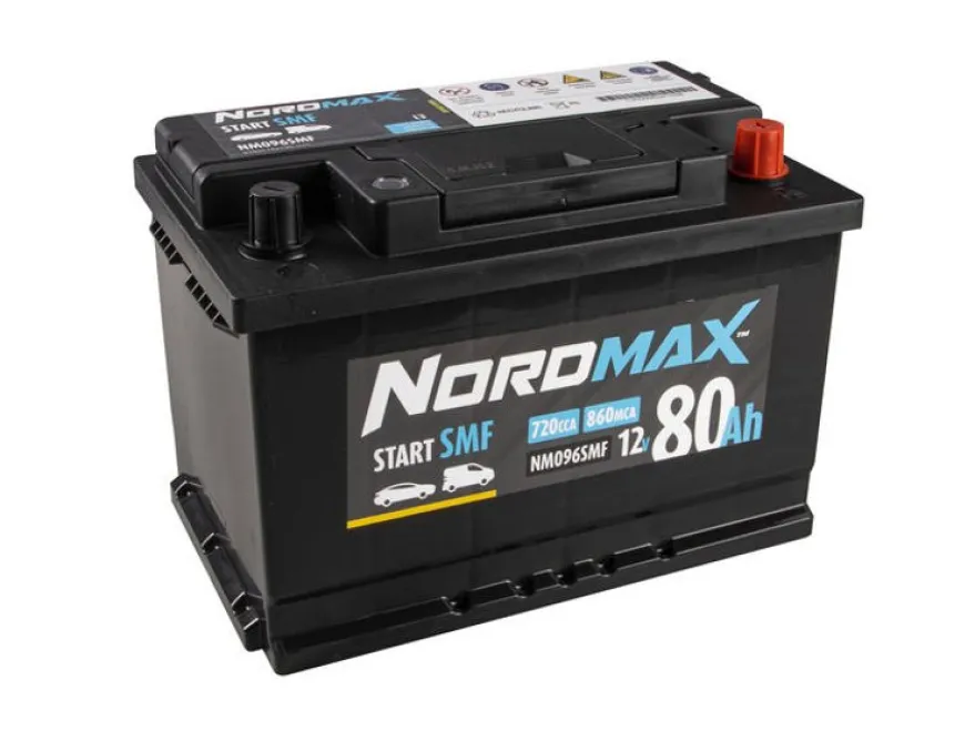 Nordmax SMF Start/Stoppbatteri 12V 80Ah 720A
