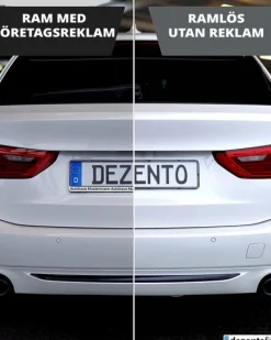 Nummerplåtshållare NoFrame Dezentofix