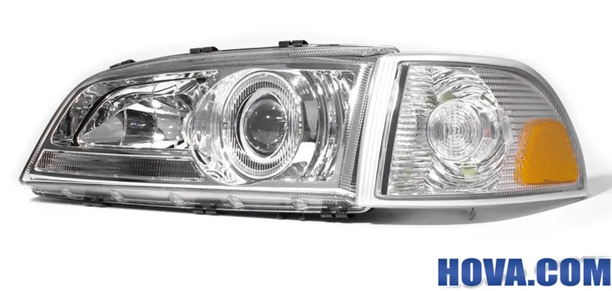 Paketpris Strålkastare Krom Volvo S70, V70, C70