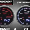 Prosport Mätare 52mm JDM-Serien Vattentemperatur