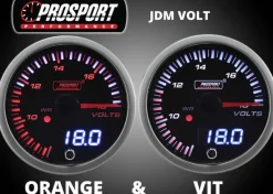 Prosport Mätare 52mm JDM-Serien Volt