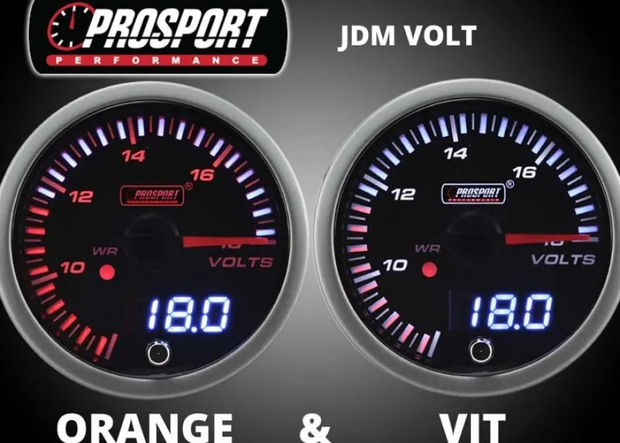 Prosport Mätare 52mm JDM-Serien Volt