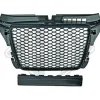 RS-Grill Blank-Svart Audi A3 8P 2008-2012