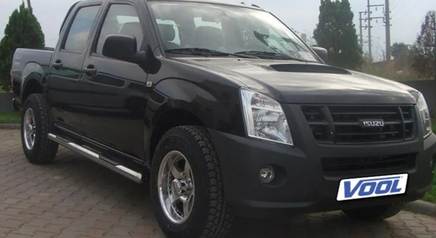 SIDORÖR 76MM - Med instegslister - Isuzu D-MAX 2007-2011