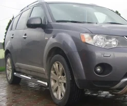 SIDORÖR 76MM - Med instegslister - Mitsubishi Outlander 2007-2009