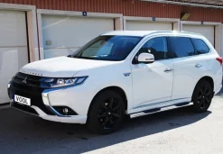 SIDORÖR 76MM - Med instegslister - Mitsubishi Outlander PHEV 2016-