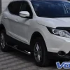 SIDORÖR 76MM - Med instegslister - Nissan Qashqai 2014-