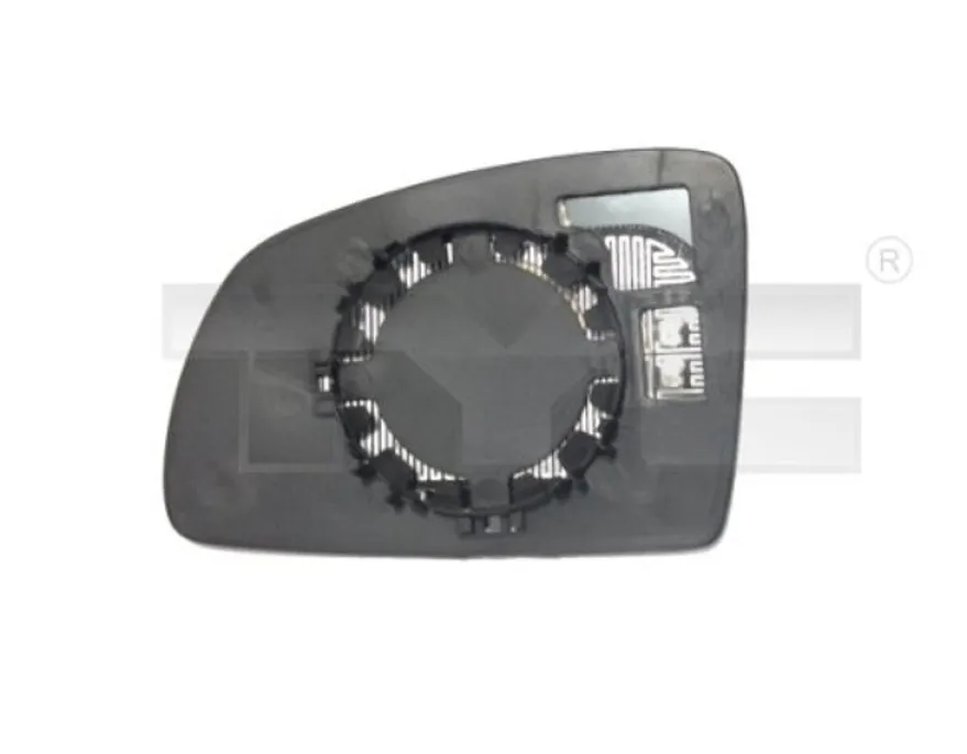 Sidospegelglas Höger Opel Meriva