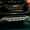 Skidplate Bakre Volvo V60 Dubbla Slutrör