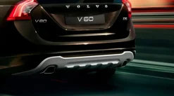 Skidplate Bakre Volvo V60 Dubbla Slutrör