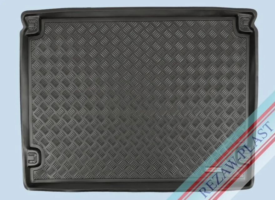 Skålad Bagagerumsmatta Svart Citroen Berlingo B9, Peugeot Partner Tepee