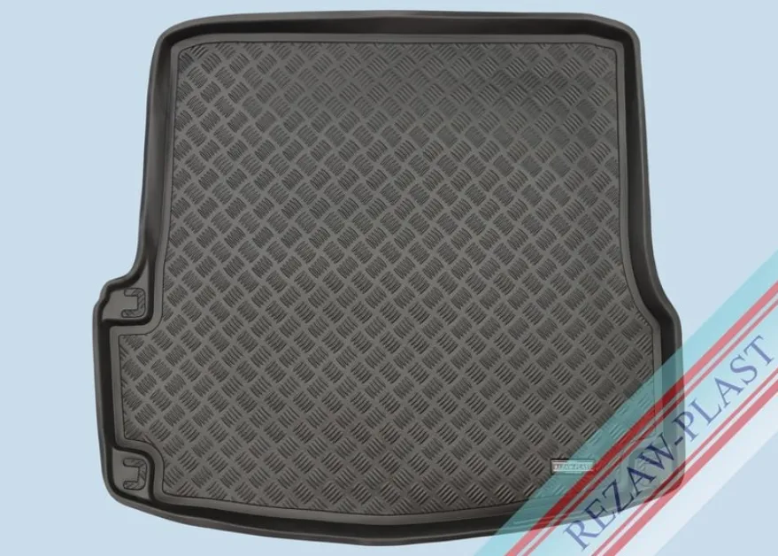 Skålad Bagagerumsmatta Svart Skoda Octavia II 1Z Hatchback 2004-2013