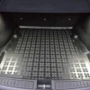 Skålad Mjuk Bagagerumsmatta Svart Bakre Tesla Model S 2012->