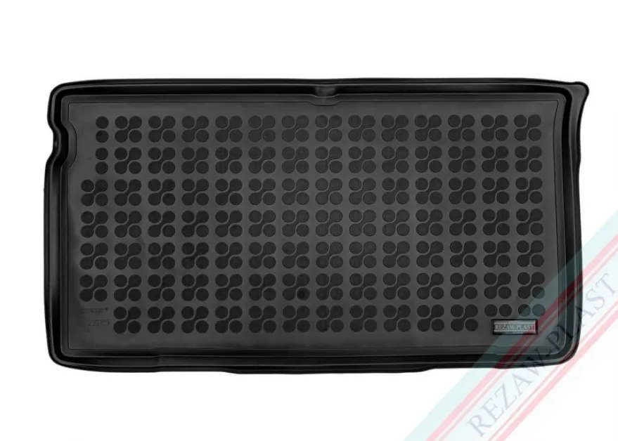 Skålad Mjuk Bagagerumsmatta Svart Fiat 500E Electric 2020->