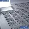 Skålad Mjuk Bagagerumsmatta Svart Fiat 500L Living