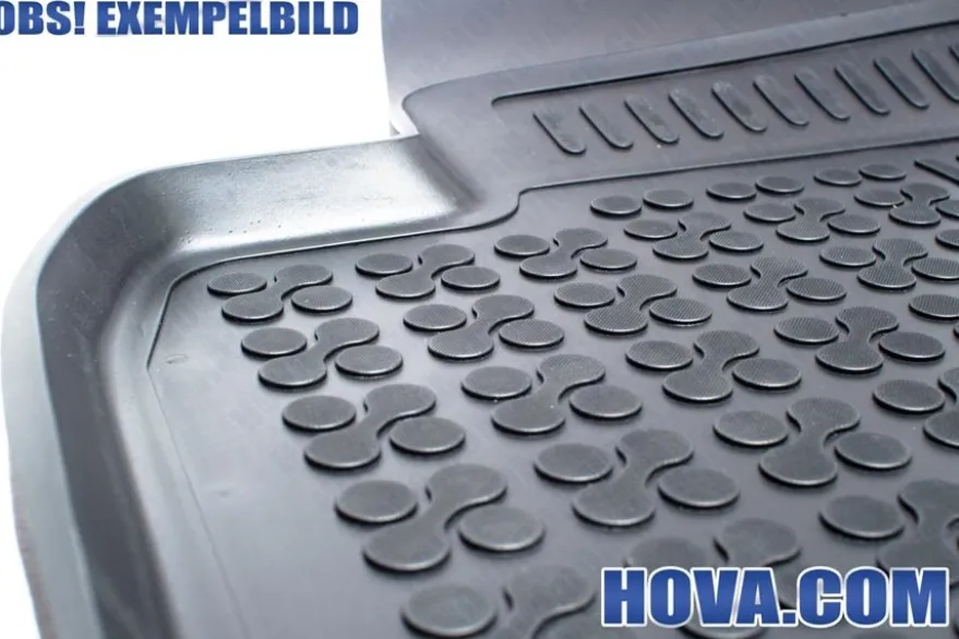 Skålad Mjuk Bagagerumsmatta Svart Kia Sorento IV 2020->