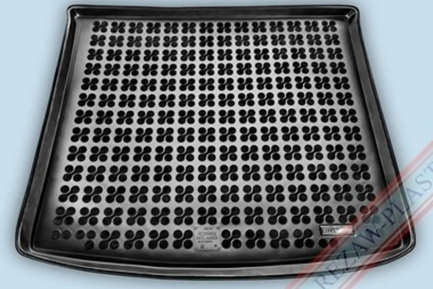 Skålad Mjuk Bagagerumsmatta Svart Mitsubishi Outlander III 2012-2021