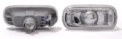 Skärmblinkers/Sidoblinkers Krom/Klarglas Audi