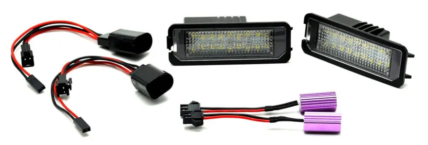 Skyltbelysning LED Porsche 987, 991, 997, Cayenne, Carerra