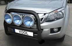 Stor 76mm frontbåge Svart - Isuzu D-MAX II 2012-2017