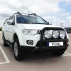 Stor 76mm frontbåge Svart - Mitsubishi L200 2010-2015
