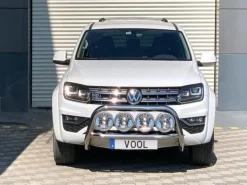 Stor Svart Quadro 76MM frontbåge - VW Amarok 2017-