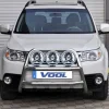 Stor Trio frontbåge Svart - Subaru Forester 2008-2012