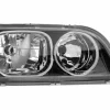 Strålkastare Black Rim med Kromringar Höger Volvo S40, V40