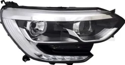 Strålkastare Halogen Höger till Renault Megane IV Krom Ram
