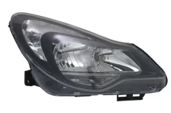 Strålkastare Höger Svart Opel Corsa D