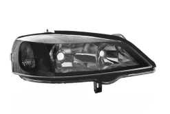 Strålkastare Svart Vänster Opel Astra (G) 1998-2004
