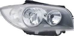 Strålkastare Vänster Svart BMW 1-Serie E81/E82/E87/E88 2007-2009