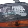 Strålkastare Vänster Svart Chevrolet Kalos, Daewoo Kalos