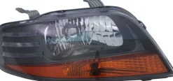 Strålkastare Vänster Svart Chevrolet Kalos, Daewoo Kalos