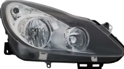 Strålkastare Vänster Svart Opel Corsa D