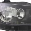 Strålkastare Vänster Svart Svart Seat Ibiza (6J) 03.2008-03.2012