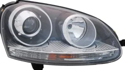 Strålkastare Xenon Vänster Svart VW Golf MK5, Jetta MK3