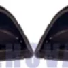 Strålkastarset Black Rim Volvo S40, V40 Fas 2