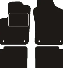 Textilmattor Fiat 500 Hybrid 2020-><noscript><img width=
