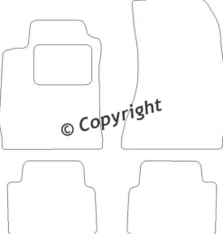 Textilmattor H-line Alfa Romeo 159