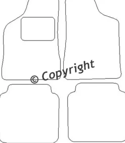 Textilmattor H-line Alfa Romeo 33