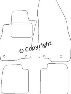 Textilmattor H-line Alfa Romeo MiTo