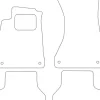 Textilmattor H-line Audi A4 Sedan/Avant B9