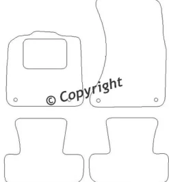 Textilmattor H-line Audi Q5 8R