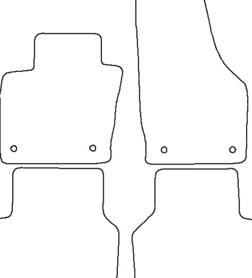 Textilmattor H-line Audi Q3 8U