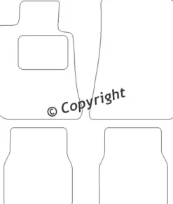 Textilmattor H-line BMW 3-Serien E30