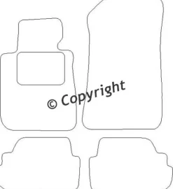 Textilmattor H-line BMW 1-Serien E82/E88
