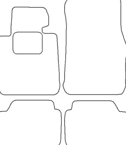 Textilmattor H-line BMW 1-Serien F20 Facelift
